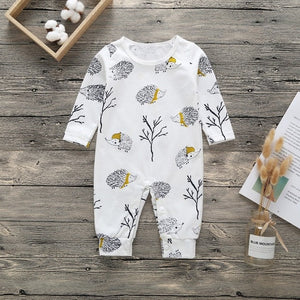 New Newborn Baby clothes Boys Girls Rompers cute Animal Printed Long Sleeve Winter Cotton Kid Jumpsuit Playsuit Outfits Clothing