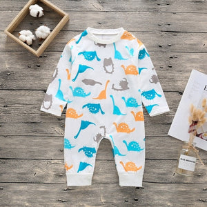 New Newborn Baby clothes Boys Girls Rompers cute Animal Printed Long Sleeve Winter Cotton Kid Jumpsuit Playsuit Outfits Clothing