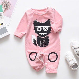 New Newborn Baby clothes Boys Girls Rompers cute Animal Printed Long Sleeve Winter Cotton Kid Jumpsuit Playsuit Outfits Clothing