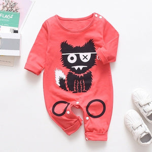 New Newborn Baby clothes Boys Girls Rompers cute Animal Printed Long Sleeve Winter Cotton Kid Jumpsuit Playsuit Outfits Clothing