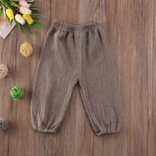 Cargar imagen en el visor de la galería, 2020 Autumn Winter Kids Children Baby Girl Cotton Leggings Full Length Wrinkled Pantalettes Pants Girls Long Trousers Pants
