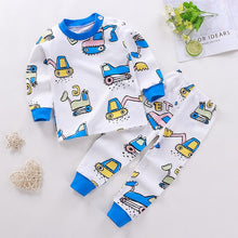 Cargar imagen en el visor de la galería, 2019 Autumn New Baby Clothing Set Cartoon Cotton Baby Boys Clothing Girls Suit Set 0-3 Year Baby Clothes
