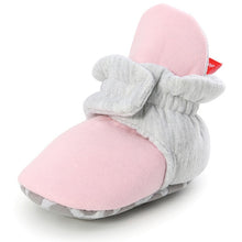 Carregar imagem no visualizador da galeria, Newborn Baby Socks Shoes Boy Girl Star Toddler First Walkers Booties Cotton Comfort Soft Anti-slip Warm Infant Crib Shoes
