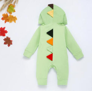 Tops spring and autumn mother baby jumpsuit  with big ear newborn baby clothes  Zipper cute kids clothing