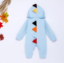 Carregar imagem no visualizador da galeria, Tops spring and autumn mother baby jumpsuit  with big ear newborn baby clothes  Zipper cute kids clothing
