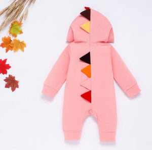 Tops spring and autumn mother baby jumpsuit  with big ear newborn baby clothes  Zipper cute kids clothing