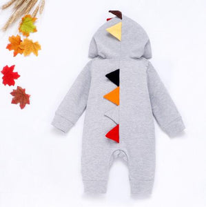 Tops spring and autumn mother baby jumpsuit  with big ear newborn baby clothes  Zipper cute kids clothing