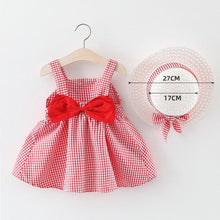 Carregar imagem no visualizador da galeria, Melario Children&#39;s Clothing Baby Girl Clothes Summer Party Clothing for Girls Dress Cherry Dot Princess Dresses Bow Hat Outfits
