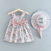 Carregar imagem no visualizador da galeria, Melario Children&#39;s Clothing Baby Girl Clothes Summer Party Clothing for Girls Dress Cherry Dot Princess Dresses Bow Hat Outfits
