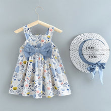 Carregar imagem no visualizador da galeria, Melario Children&#39;s Clothing Baby Girl Clothes Summer Party Clothing for Girls Dress Cherry Dot Princess Dresses Bow Hat Outfits
