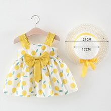 Carregar imagem no visualizador da galeria, Melario Children&#39;s Clothing Baby Girl Clothes Summer Party Clothing for Girls Dress Cherry Dot Princess Dresses Bow Hat Outfits
