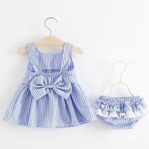 Melario Children's Clothing Baby Girl Clothes Summer Party Clothing for Girls Dress Cherry Dot Princess Dresses Bow Hat Outfits