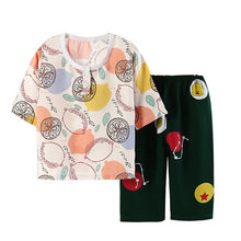 Cargar imagen en el visor de la galería, Cute Children&#39;s Autumn Pajamas Clothing Set Cartoon Boys &amp; Girls Sleepwear Suits Kids Long Sleeves Top + Pants Baby Home Clothes
