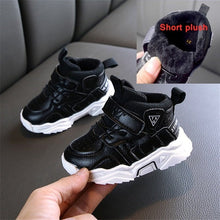 Cargar imagen en el visor de la galería, AOGT 2020 Autumn Baby Girl Boy Toddler Shoes Infant Casual Walkers Shoes Soft Bottom Comfortable Kid Sneakers Black White
