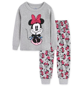 Autumn Children's Clothing Sets Sleepwear Clothes Kids Mickey Collection Pajamas Set Baby Girls Pijamas Minnie Pyjamas