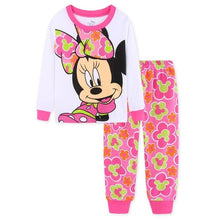 Cargar imagen en el visor de la galería, Autumn Children&#39;s Clothing Sets Sleepwear Clothes Kids Mickey Collection Pajamas Set Baby Girls Pijamas Minnie Pyjamas
