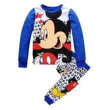 Cargar imagen en el visor de la galería, Autumn Children&#39;s Clothing Sets Sleepwear Clothes Kids Mickey Collection Pajamas Set Baby Girls Pijamas Minnie Pyjamas
