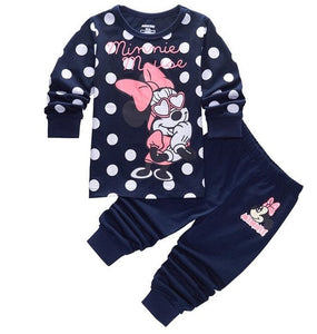 Autumn Children's Clothing Sets Sleepwear Clothes Kids Mickey Collection Pajamas Set Baby Girls Pijamas Minnie Pyjamas