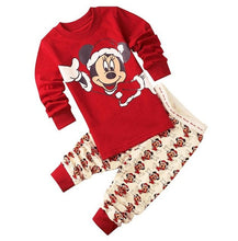 Cargar imagen en el visor de la galería, Autumn Children&#39;s Clothing Sets Sleepwear Clothes Kids Mickey Collection Pajamas Set Baby Girls Pijamas Minnie Pyjamas
