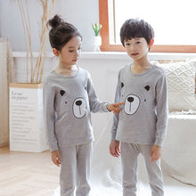 将图片加载到图库查看器，Baby Kids Pajamas Sets Cotton Boys Sleepwear Suit Autumn Girls Pajamas Long Sleeve Pijamas Tops+Pants 2pcs Children Clothing
