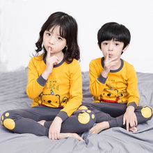 将图片加载到图库查看器，Baby Kids Pajamas Sets Cotton Boys Sleepwear Suit Autumn Girls Pajamas Long Sleeve Pijamas Tops+Pants 2pcs Children Clothing
