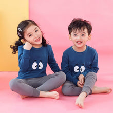 将图片加载到图库查看器，Baby Kids Pajamas Sets Cotton Boys Sleepwear Suit Autumn Girls Pajamas Long Sleeve Pijamas Tops+Pants 2pcs Children Clothing
