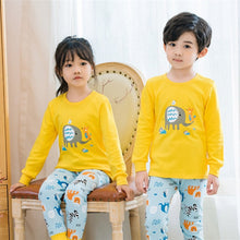 将图片加载到图库查看器，Baby Kids Pajamas Sets Cotton Boys Sleepwear Suit Autumn Girls Pajamas Long Sleeve Pijamas Tops+Pants 2pcs Children Clothing
