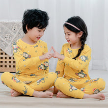 将图片加载到图库查看器，Baby Kids Pajamas Sets Cotton Boys Sleepwear Suit Autumn Girls Pajamas Long Sleeve Pijamas Tops+Pants 2pcs Children Clothing
