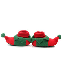 Cargar imagen en el visor de la galería, 2020 New Christmas Baby Shoes Baby Boys Girls Winter Warm Santa Claus First Walkers Cute Xmas Baby Boots DS9
