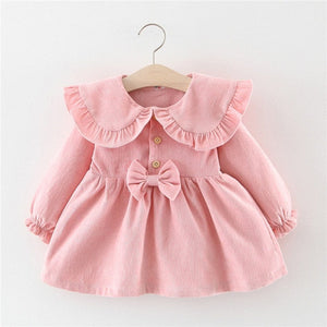 Melario Newborn Baby Girl Dress Autumn Princess Dresses for Kids Dress Cartoon Baby Dress With Bag Infant Clothing Toddler Dress