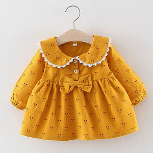 Melario Newborn Baby Girl Dress Autumn Princess Dresses for Kids Dress Cartoon Baby Dress With Bag Infant Clothing Toddler Dress