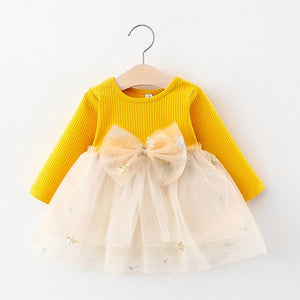 Melario Newborn Baby Girl Dress Autumn Princess Dresses for Kids Dress Cartoon Baby Dress With Bag Infant Clothing Toddler Dress