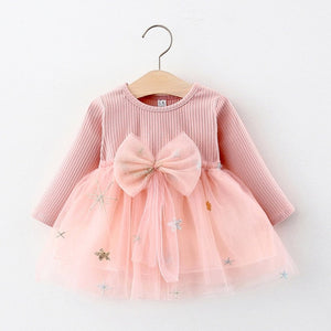 Melario Newborn Baby Girl Dress Autumn Princess Dresses for Kids Dress Cartoon Baby Dress With Bag Infant Clothing Toddler Dress