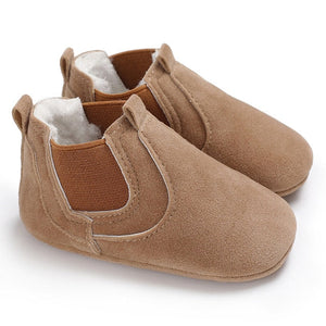 Newborn Baby Shoes Boy Girl Solid Toddler First Walkers Booties Cotton Comfort Soft Anti-slip Warm Infant Crib Shoes