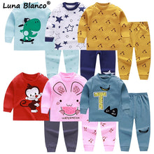 Carregar imagem no visualizador da galeria, Unisex 2Pcs/set 6M-5T cotton underwear set pants boy babies home pajamas winter baby clothing thanksgiving baby Girl Baby&#39;s Sets
