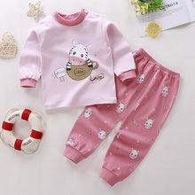 Carregar imagem no visualizador da galeria, Unisex 2Pcs/set 6M-5T cotton underwear set pants boy babies home pajamas winter baby clothing thanksgiving baby Girl Baby&#39;s Sets
