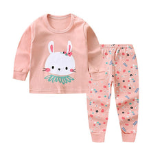 Carregar imagem no visualizador da galeria, Unisex 2Pcs/set 6M-5T cotton underwear set pants boy babies home pajamas winter baby clothing thanksgiving baby Girl Baby&#39;s Sets
