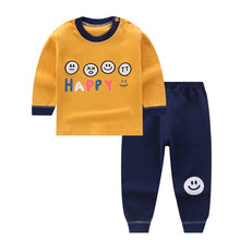 Carregar imagem no visualizador da galeria, Unisex 2Pcs/set 6M-5T cotton underwear set pants boy babies home pajamas winter baby clothing thanksgiving baby Girl Baby&#39;s Sets
