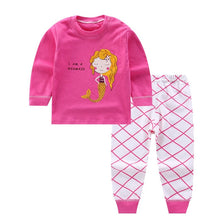 Carregar imagem no visualizador da galeria, Unisex 2Pcs/set 6M-5T cotton underwear set pants boy babies home pajamas winter baby clothing thanksgiving baby Girl Baby&#39;s Sets
