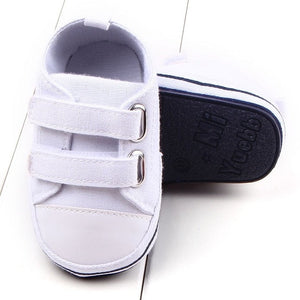 WEIXINBUY Canvas Baby Shoes Newborn Boy Girl Sneakers First Walkers Infant Toddler Soft Bottom Anti Slip Sneakers For 0-12M