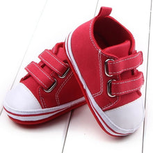 Carregar imagem no visualizador da galeria, WEIXINBUY Canvas Baby Shoes Newborn Boy Girl Sneakers First Walkers Infant Toddler Soft Bottom Anti Slip Sneakers For 0-12M
