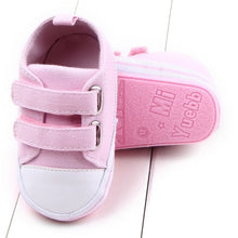 Carregar imagem no visualizador da galeria, WEIXINBUY Canvas Baby Shoes Newborn Boy Girl Sneakers First Walkers Infant Toddler Soft Bottom Anti Slip Sneakers For 0-12M
