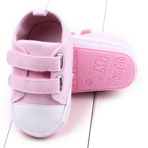 WEIXINBUY Canvas Baby Shoes Newborn Boy Girl Sneakers First Walkers Infant Toddler Soft Bottom Anti Slip Sneakers For 0-12M