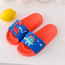 Cargar imagen en el visor de la galería, 2020 New Cute Kids Slippers Dinosaur Children Baby Home Slippers Waterproof Breathable Non-slip Boys Girls Home Shoes
