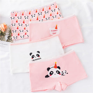 4 Pcs/lot Children Panties Briefs Kids Underwear Baby Cotton Sweet Design Panties  Cute Underpants Children Clothing