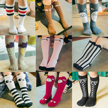 将图片加载到图库查看器，Baby Girls sock knee high Fox Cotton Cute Little Character Knee Socks Kid Clothing unisex Toddler Boot Socks Cartoon
